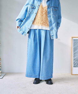 �ySALE�^30%OFF�zstudio CLIP �^�b�N���C�h�f�j���p���c[�v�`�E�v���X�T�C�Y����]�sCLIP denim�t �X�^�f�B�I�N���b�v �p���c �W�[���Y�E�f�j���p���c �u���[ �O���[�y���������z