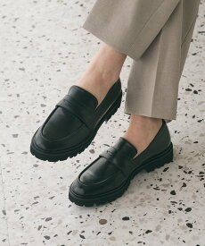 BEAUTY&YOUTH UNITED ARROWS 【＋20％ポイントバック】レザーライク コインローファー ビューティー＆ユース　ユナイテッドアローズ シューズ・靴 ローファー ブラック【送料無料】