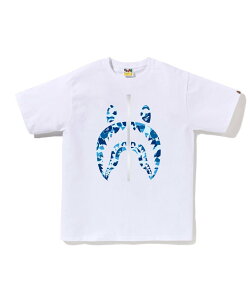 A BATHING APE ABC CAMO SHARK TEE �A �x�C�V���O �G�C�v �g�b�v�X �J�b�g�\�[�ET�V���c �u���b�N �z���C�g�y���������z