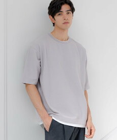 【SALE／52%OFF】GLOBAL WORK (M)ライトクッションクール/レイヤー グローバルワーク トップス カットソー・Tシャツ グリーン ベージュ グレー ネイビー ブラウン パープル