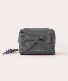 TOCCA RIBBON KNOT POUCH ポーチ トッカ 財布・ポーチ・ケース ポーチ ブラック グレー ネイビー ピンク ワインレッド【送料無料】