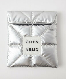 CITEN ＜CITEN＞パデッド ポーチ M シテン 財布・ポーチ・ケース ポーチ シルバー ブラック レッド ブラウン グレー オレンジ ベージュ ブルー ネイビー