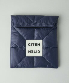 CITEN ＜CITEN＞パデッド ポーチ M シテン 財布・ポーチ・ケース ポーチ シルバー ブラック レッド ブラウン グレー オレンジ ベージュ ブルー ネイビー