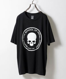 NUMBER (N)INE SCHOOL OF VISUAL COMEDY_T-SHIRT ナンバーナイン トップス カットソー・Tシャツ ブラック ホワイト【送料無料】