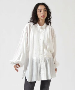 ROYAL FLASH SHARE SPIRIT/�V�F�A�[�X�s���b�g/BALLOON BLOUSE ���C�����t���b�V�� �g�b�v�X �V���c�E�u���E�X �u���b�N �z���C�g�y���������z