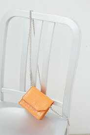【SALE／37%OFF】AZUL BY MOUSSY CROCO EMBOSS MINI BAG アズールバイマウジー ファッション雑貨 その他のファッション雑貨 ホワイト ブラック オレンジ
