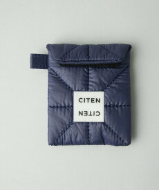 CITEN ＜CITEN＞パデッド ポーチ S シテン 財布・ポーチ・ケース ポーチ グレー ネイビー シルバー オレンジ ブラック ベージュ ブラウン レッド ブルー