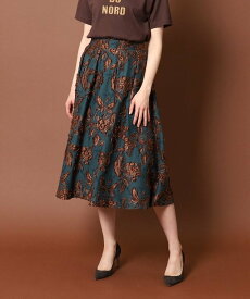 【SALE／20%OFF】DRESSTERIOR 【セットアップ可】ボタニカルジャカードスカート ドレステリア スカート その他のスカート グリーン【送料無料】