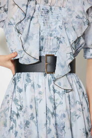 【SALE／30%OFF】rienda シック太ベルト リエンダ ファッション雑貨 ベルト ブラック ブラウン