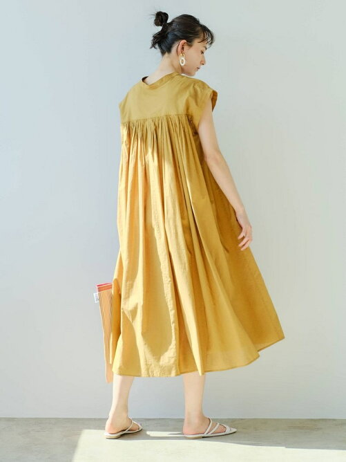 United Arrows Green Label Relaxing Cfc ピンタック ノースリーブ ワンピース Rakuten Fashion 楽天ファッション 旧楽天ブランドアベニュー Cw1456