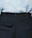 レイヤードデザインベルティッドショートパンツ