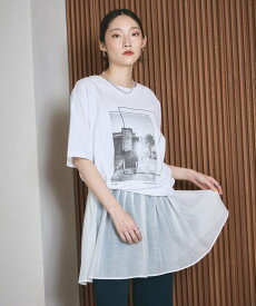 【SALE／30%OFF】LEPSIM 裾アソートレイヤードキャミ レプシィム トップス カットソー・Tシャツ ブラウン ホワイト ブラック グレー