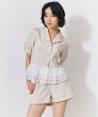 【Classic Button Series】クラシックマルチボタンハイウエストショートパンツ