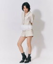 【Classic Button Series】クラシックマルチボタンハイウエストショートパンツ