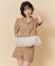 【Classic Button Series】クラシックマルチボタンハイウエストショートパンツ
