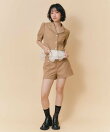 【Classic Button Series】クラシックマルチボタンハイウエストショートパンツ