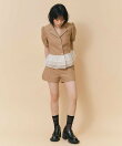 【Classic Button Series】クラシックマルチボタンハイウエストショートパンツ