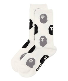 A BATHING APE APE HEAD SOCKS ア ベイシング エイプ 靴下・レッグウェア 靴下 ブラック グリーン ブルー