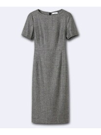 楽天市場 グレンチェック 長さ 袖 半袖 ワンピース レディースファッション の通販