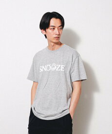 【SALE／30%OFF】BEAMS T BEAMS / SNOOZE Tシャツ ビームスT トップス カットソー・Tシャツ グレー ブラック