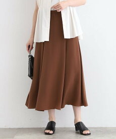 【SALE／60%OFF】INDIVI 【洗える/SETUP可能】ニュアンスイージースカート インディヴィ スカート ロング・マキシスカート ネイビー ブラウン ベージュ【送料無料】