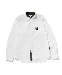 A BATHING APE 1ST CAMO ONE POINT RELAXED FIT SHIRTS �A �x�C�V���O �G�C�v �g�b�v�X �V���c�E�u���E�X �z���C�g�y���������z