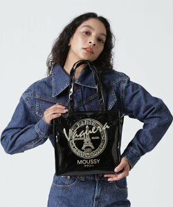 ROYAL FLASH VAQUERA×MOUSSY/���@�P��×�}�E�W�[/VQ MINI SHOPPING BAG ���C�����t���b�V�� �o�b�O ���̑��̃o�b�O �u���b�N ���b�h�y���������z