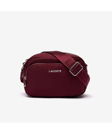 【SALE／30%OFF】LACOSTE アクティブナイロン ロゴスモールショルダーバッグ ラコステ バッグ ショルダーバッグ ホワイト レッド【送料無料】