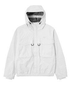 HUF HUF GUIDE SHELL JACKET HUF ハフ ジャケット ハフ ジャケット・アウター ナイロンジャケット グレー ホワイト【送料無料】