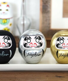 BAYFLOW BF高崎だるま【HAPPY HOLIDAYS 2025】 ベイフロー インテリア・生活雑貨 その他のインテリア・生活雑貨 シルバー ブラック ゴールド