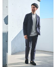 【SALE／50%OFF】UNITED ARROWS green label relaxing 【WEB限定】JUST fit TEXBRID(R) ナロー セットアップ ジャケット&パンツ -2WAYストレッチ・撥水- ユナイテッドアローズ グリーンレーベルリラクシング スーツ・フォーマル セットアップスーツ ネイビー ブ【送料無料】