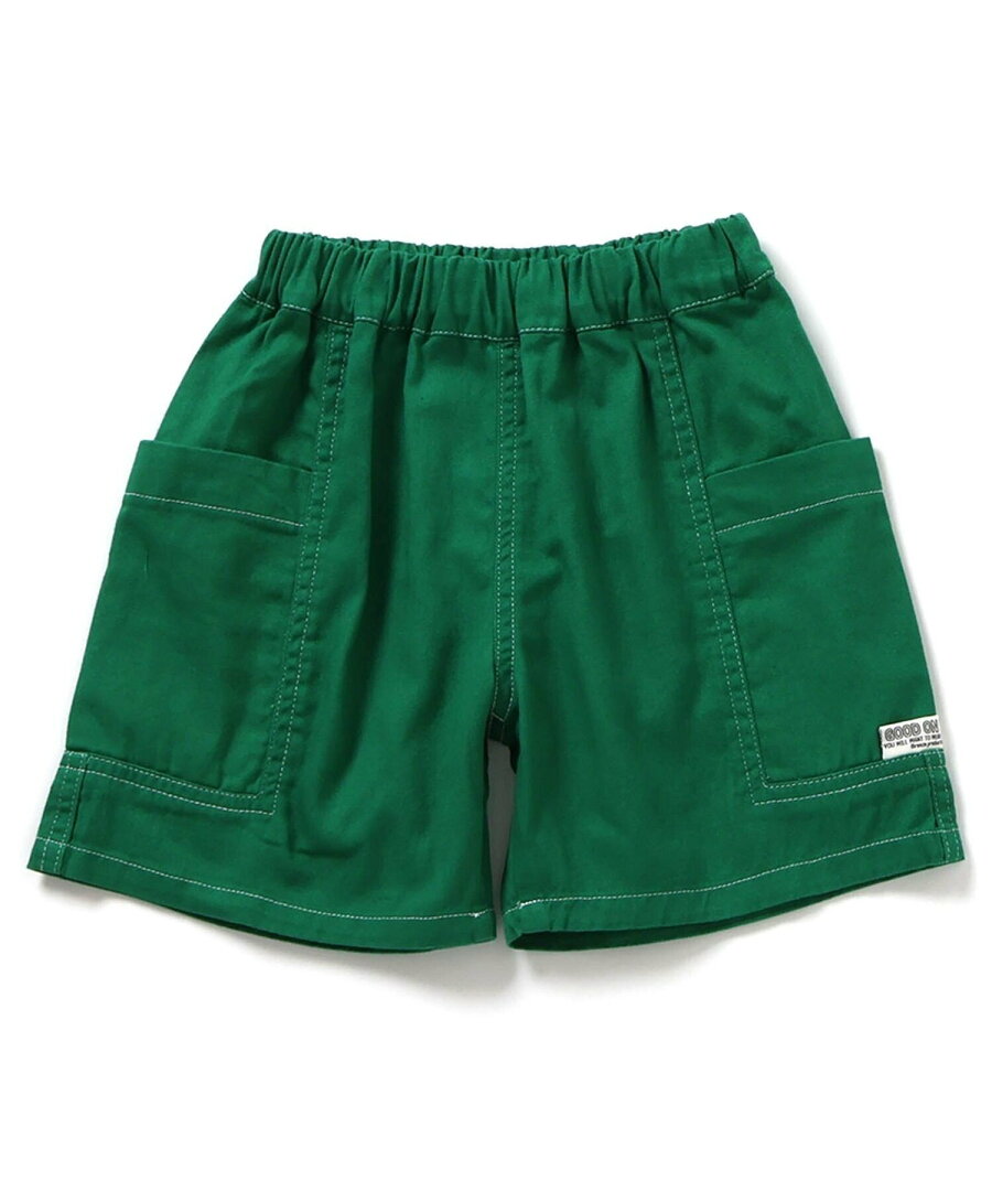 【SALE/43%OFF】BREEZE サイドポケットハーフパンツ 5分丈 5分丈 エフオーオンラインストア パンツ その他のパンツ パープル ブラック ベージュ グリーン レッド ホワイト - メイン画像 5