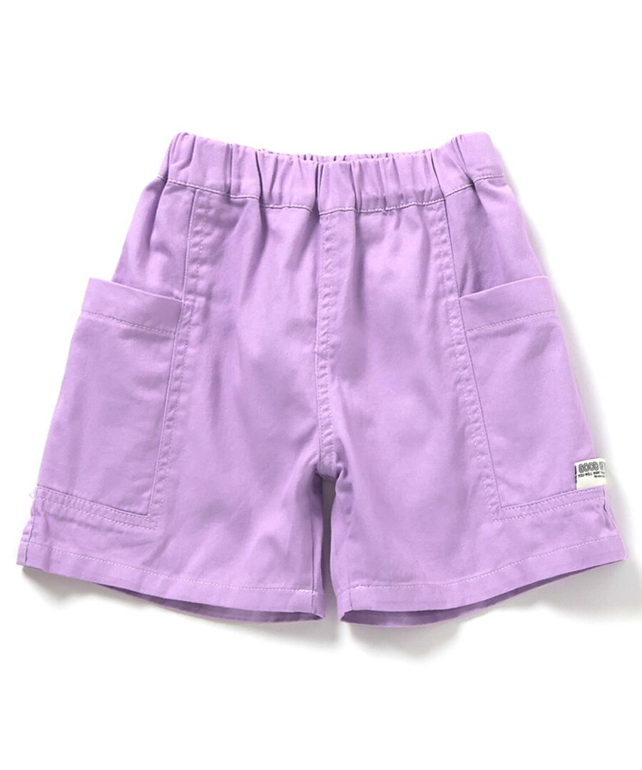 【SALE/43%OFF】BREEZE サイドポケットハーフパンツ 5分丈 5分丈 エフオーオンラインストア パンツ その他のパンツ パープル ブラック ベージュ グリーン レッド ホワイト - メイン画像 6