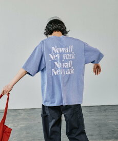 【SALE／36%OFF】BAYFLOW [POPなプリントが可愛い]SUNSETバックプリント半袖Tシャツ ベイフロー トップス カットソー・Tシャツ ブルー グリーン グレー ホワイト ピンク