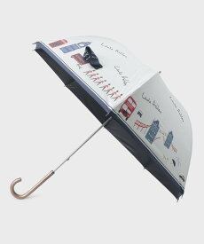 LAURA ASHLEY HOME 【STORY掲載!/UVカット/遮熱効果/晴雨兼用】ロンドン柄 長傘 ローラ アシュレイ ファッション雑貨 傘・長傘 ホワイト ネイビー【送料無料】