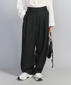 【SALE／70%OFF】BEAUTY&YOUTH UNITED ARROWS ツイードライク テーパード パンツ ユナイテッドアローズ アウトレット パンツ その他のパンツ ブラック【送料無料】