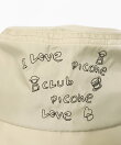 【ピッコーネクラブ公式】ロゴ刺繍撥水バケットハット