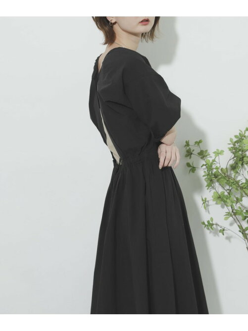 Sense Of Place バックオープンボリュームワンピース Rakuten Fashion 楽天ファッション 旧楽天ブランドアベニュー Cn2460