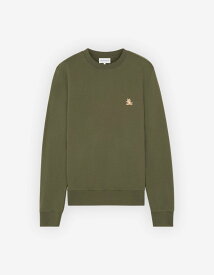 Maison Kitsune MAISON KITSUNE/(M)CHILLAX PATCH REGULAR SWEATSHIRT メゾン キツネ トップス スウェット・トレーナー グリーン ネイビー【送料無料】