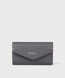 【SALE／30%OFF】Paul Smith 【公式】ハイライトステッチ キーケース ポール・スミス　アウトレット 財布・ポーチ・ケース その他の財布・ポーチ・ケース ベージュ ピンク グレー パープル ブラック【送料無料】