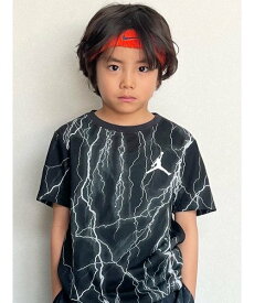 Jordan ジュニア(140-170cm) Tシャツ JORDAN(ジョーダン) JDB MJ SPORT SS DF AOP ルーキーユーエスエー トップス カットソー・Tシャツ グレー