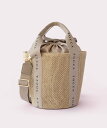 TOCCA 【WEB&一部店舗限定】DANCING TOCCA SUMMER TOTE かごバッグ トッカ バッグ かごバッグ ブラック ホワイト グレ…