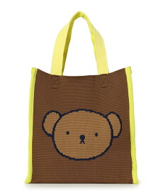 【SALE／20%OFF】A/C DESIGN BY ALPHA CUBIC miffyニットトート エーシーデザインバイアルファキュービック バッグ トートバッグ ベージュ ネイビー ブラウン