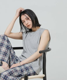 NANO universe Anti Soaked(R) 汗染み防止ノースリーブTシャツ ナノユニバース トップス カットソー・Tシャツ ホワイト グレー ブラック【送料無料】