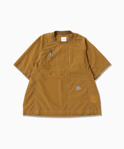 and wander stretch rip pullover �A���h�����_�[ �g�b�v�X �J�b�g�\�[�ET�V���c �u���E�� �O���[�� �u���b�N�y���������z