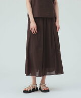 【SALE／40%OFF】BEAMS HEART WOMEN 【7/31新規値下げ】マチ フレア スカート 26SS ウォッシャブル 洗え…