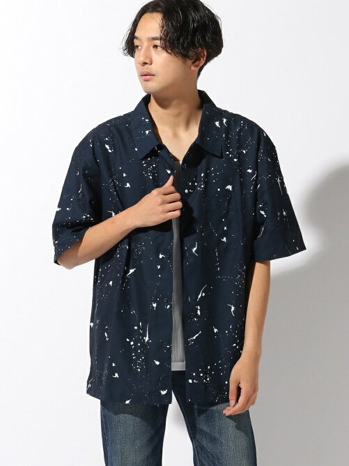 Realize V スプラッシュ総柄yシャツ Rakuten Fashion 楽天