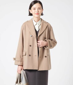 【SALE／37%OFF】NEWYORKER WOMEN L-SIZE 【L】ウールビーバー Pコート ニューヨーカー エルサイズ ジャケット・アウター ピーコート ブラウン ネイビー【送料無料】