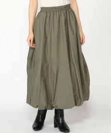 【SALE／30%OFF】Doubleface Tokyo スカート:ギャザーバルーンスカート ダブルフェーストーキョー スカート ロング・マキシスカート カーキ ブラック ベージュ【送料無料】