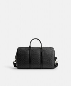 【SALE／62%OFF】COACH OUTLET 【公式】ベンチュラー バッグ・シグネチャー キャンバス コーチ　アウトレット バッグ ボストンバッグ ブラック【送料無料】